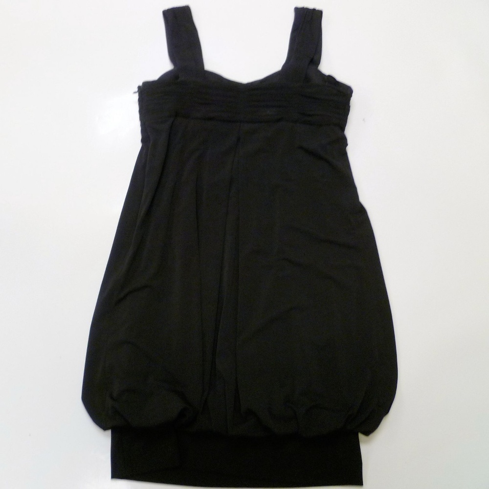 Democracy Black Sleeveless Dress Womens 2 Knee Length Midi Summer Casual Spring